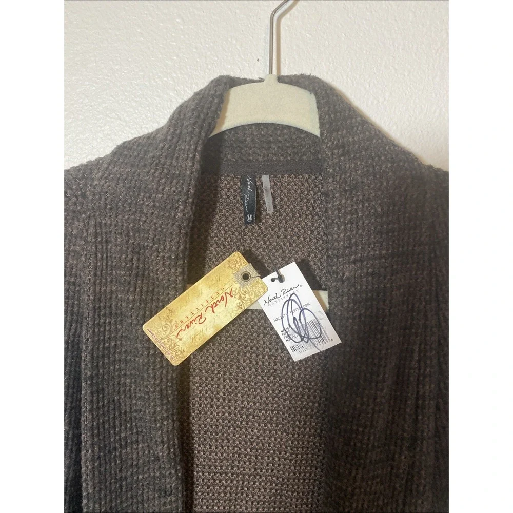 North River outfitters women's vest ‎ Size Medium Peppercorn Soft Open front H1